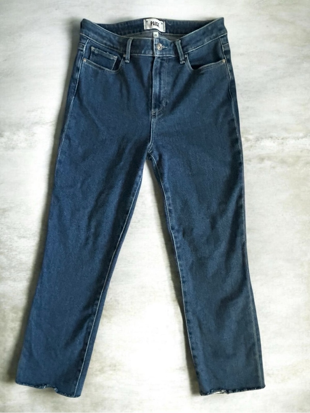 PAIGE Women's Indigo Cindy Crop Ankle Jeans